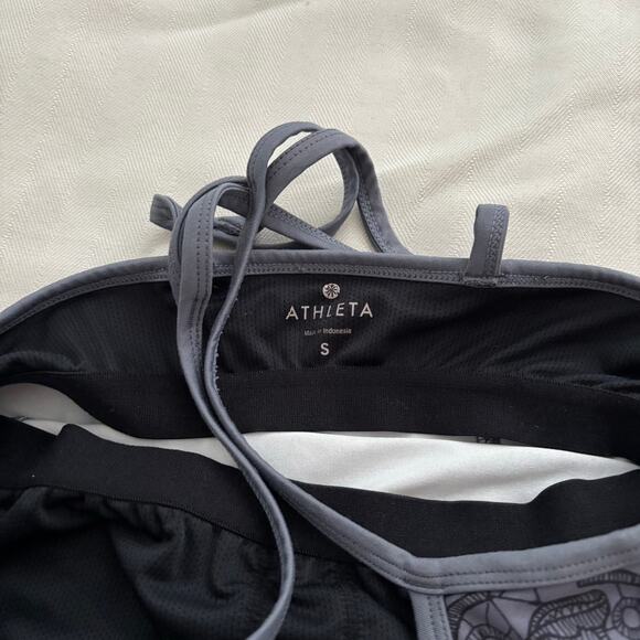 ATHLETA HARMONIOUS STRAPPY YOGA TANK CRISS CROSS TOP WOMEN SIZE SMALL - Picture 10 of 12